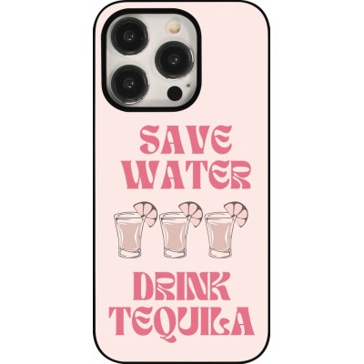 iPhone 15 Pro Case Hülle - Cocktail Save Water Drink Tequila