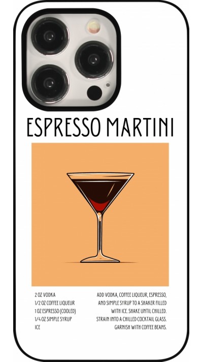 Coque iPhone 15 Pro - Cocktail recette Espresso Martini
