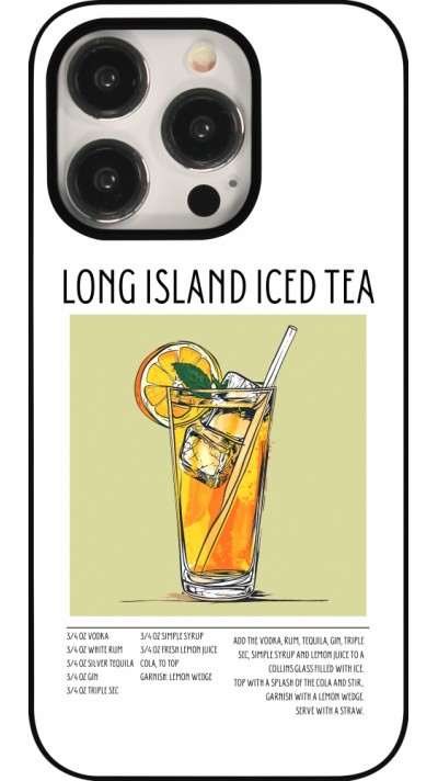 Coque iPhone 15 Pro - Cocktail recette Long Island Ice Tea