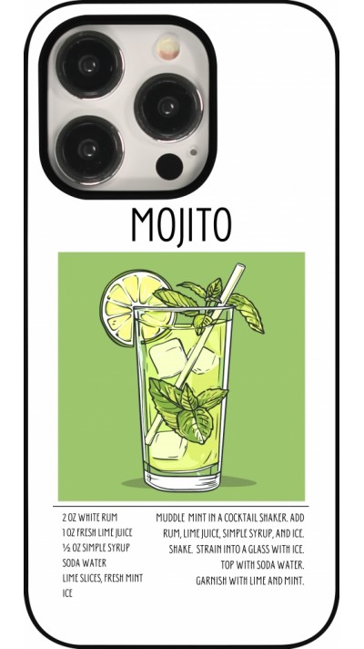 iPhone 15 Pro Case Hülle - Cocktail Rezept Mojito
