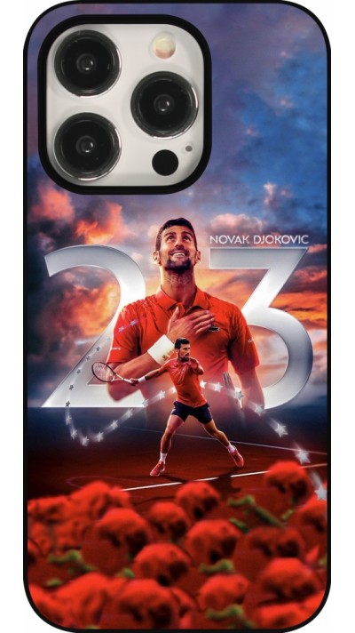 Coque iPhone 15 Pro - Djokovic 23 Grand Slam