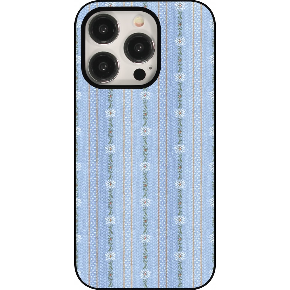 iPhone 15 Pro Case Hülle - Edelweiss