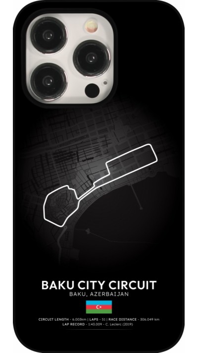 Coque iPhone 15 Pro - F1 Track 2025 Azerbaijan