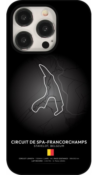 Coque iPhone 15 Pro - F1 Track 2025 Belgium