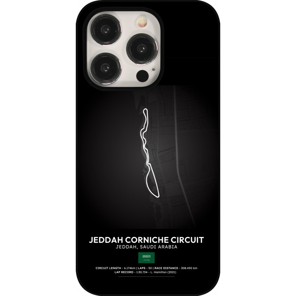 iPhone 15 Pro Case Hülle - F1 Track 2025 Saudi Arabia