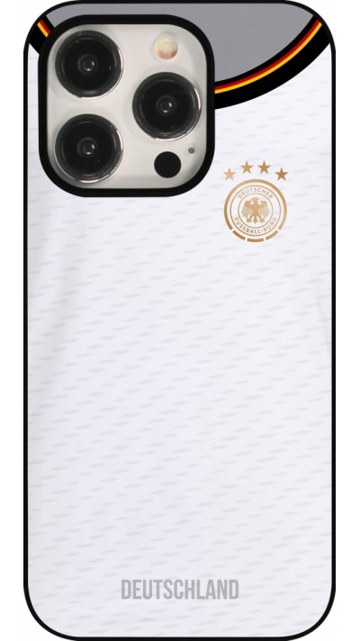 Coque iPhone 15 Pro - Maillot de football Allemagne 2022 personnalisable
