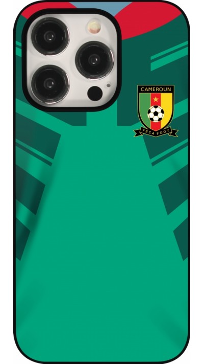 Coque iPhone 15 Pro - Maillot de football Cameroun 2022 personnalisable