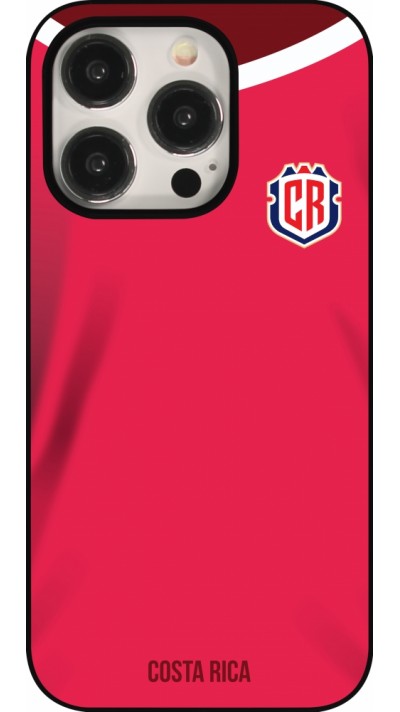 Coque iPhone 15 Pro - Maillot de football Costa Rica 2022 personnalisable