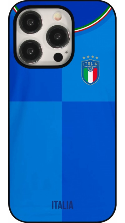 Coque iPhone 15 Pro - Maillot de football Italie 2022 personnalisable
