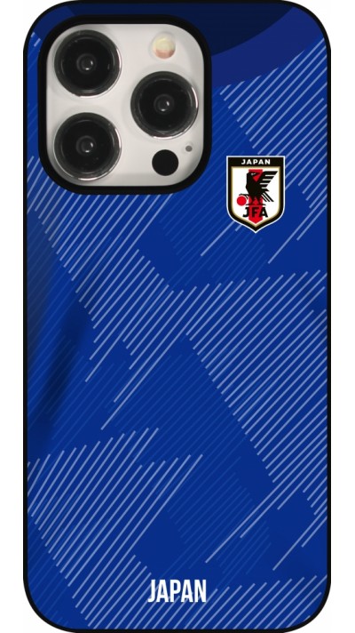 iPhone 15 Pro Case Hülle - Japan 2022 personalisierbares Fussballtrikot
