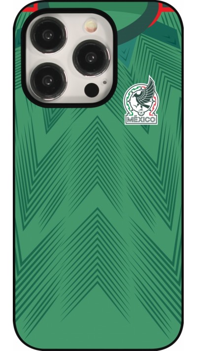 iPhone 15 Pro Case Hülle - Mexiko 2022 personalisierbares Fussballtrikot