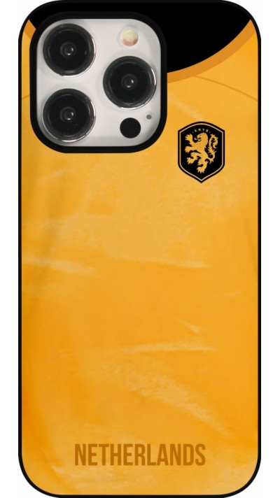 Coque iPhone 15 Pro - Maillot de football Pays-Bas 2022 personnalisable