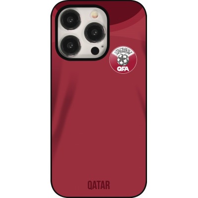iPhone 15 Pro Case Hülle - Katar 2022 personalisierbares Fussballtrikot
