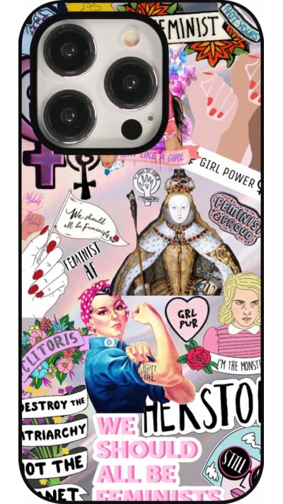 Coque iPhone 15 Pro - Girl Power Collage