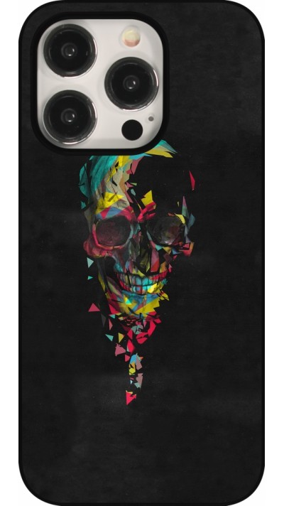 Coque iPhone 15 Pro - Halloween 22 colored skull
