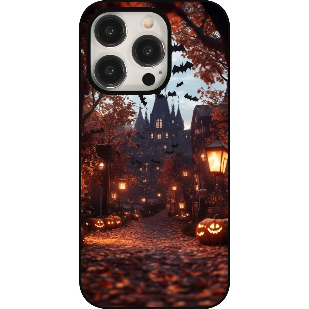 Coque iPhone 15 Pro - Halloween 2025 Haunted house