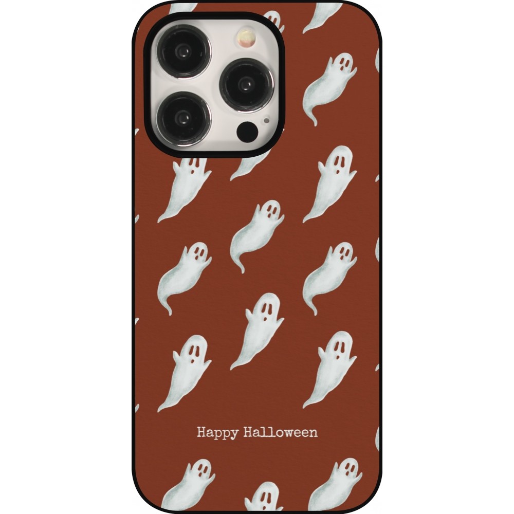 Coque iPhone 15 Pro - Halloween 2025 Pattern of ghosts