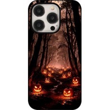 Coque iPhone 15 Pro - Halloween 2025 Road of Terrifying Pumpkins