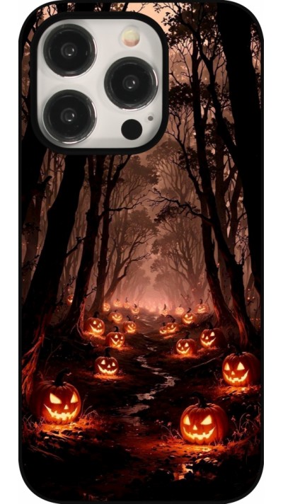 Coque iPhone 15 Pro - Halloween 2025 Road of Terrifying Pumpkins