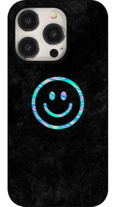 Coque iPhone 15 Pro - Happy smiely irisé
