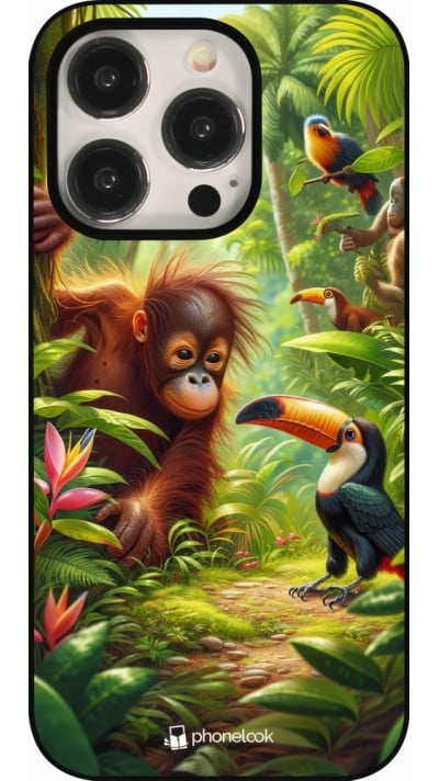 Coque iPhone 15 Pro - Jungle Tropicale Tayrona