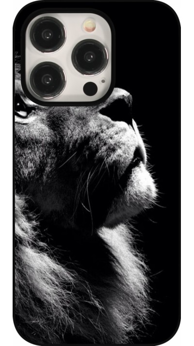 Coque iPhone 15 Pro - Lion looking up