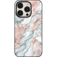 Coque iPhone 15 Pro - Marbre Rose Lumineux