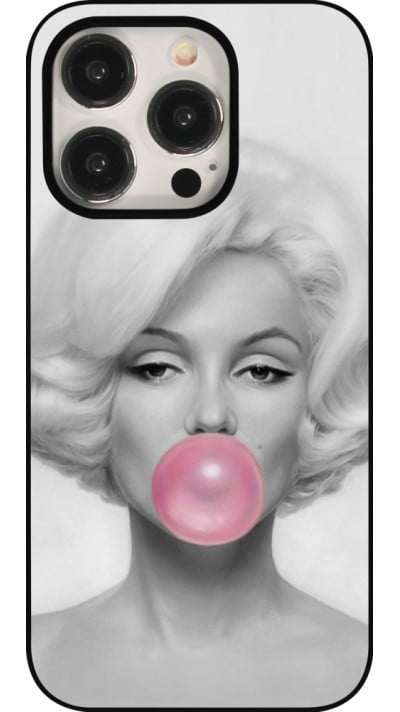 Coque iPhone 15 Pro - Marilyn Bubble