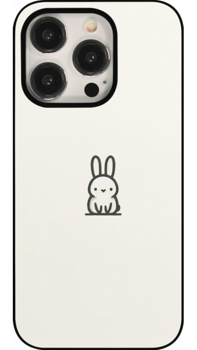 Coque iPhone 15 Pro - Minimal bunny cutie