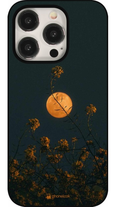 iPhone 15 Pro Case Hülle - Moon Flowers