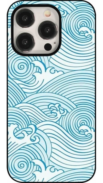 iPhone 15 Pro Case Hülle - Ocean Waves