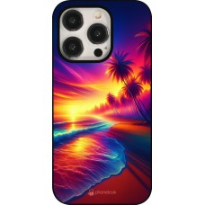 iPhone 15 Pro Case Hülle - Strand Sonnenuntergang auffällig