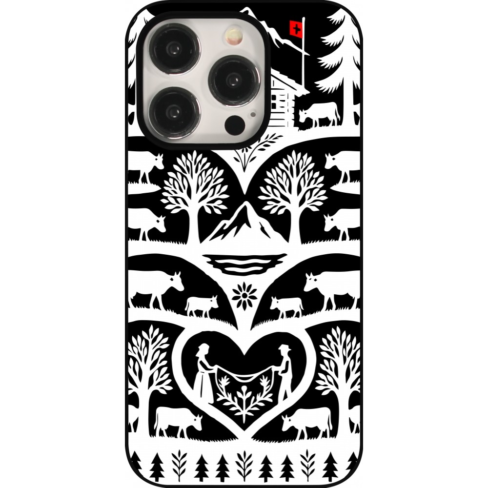 iPhone 15 Pro Case Hülle - Poya Schweiz 2 schwarz