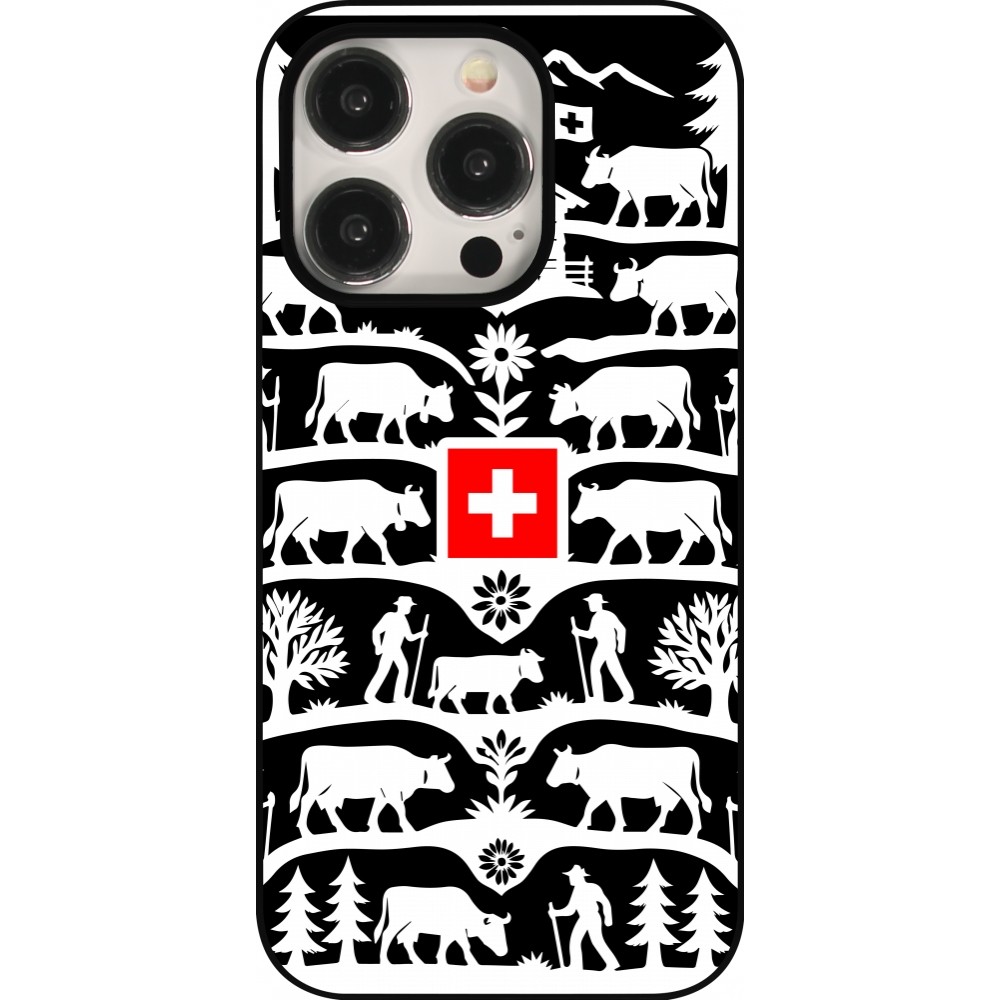 iPhone 15 Pro Case Hülle - Poya Schweiz 3 schwarz