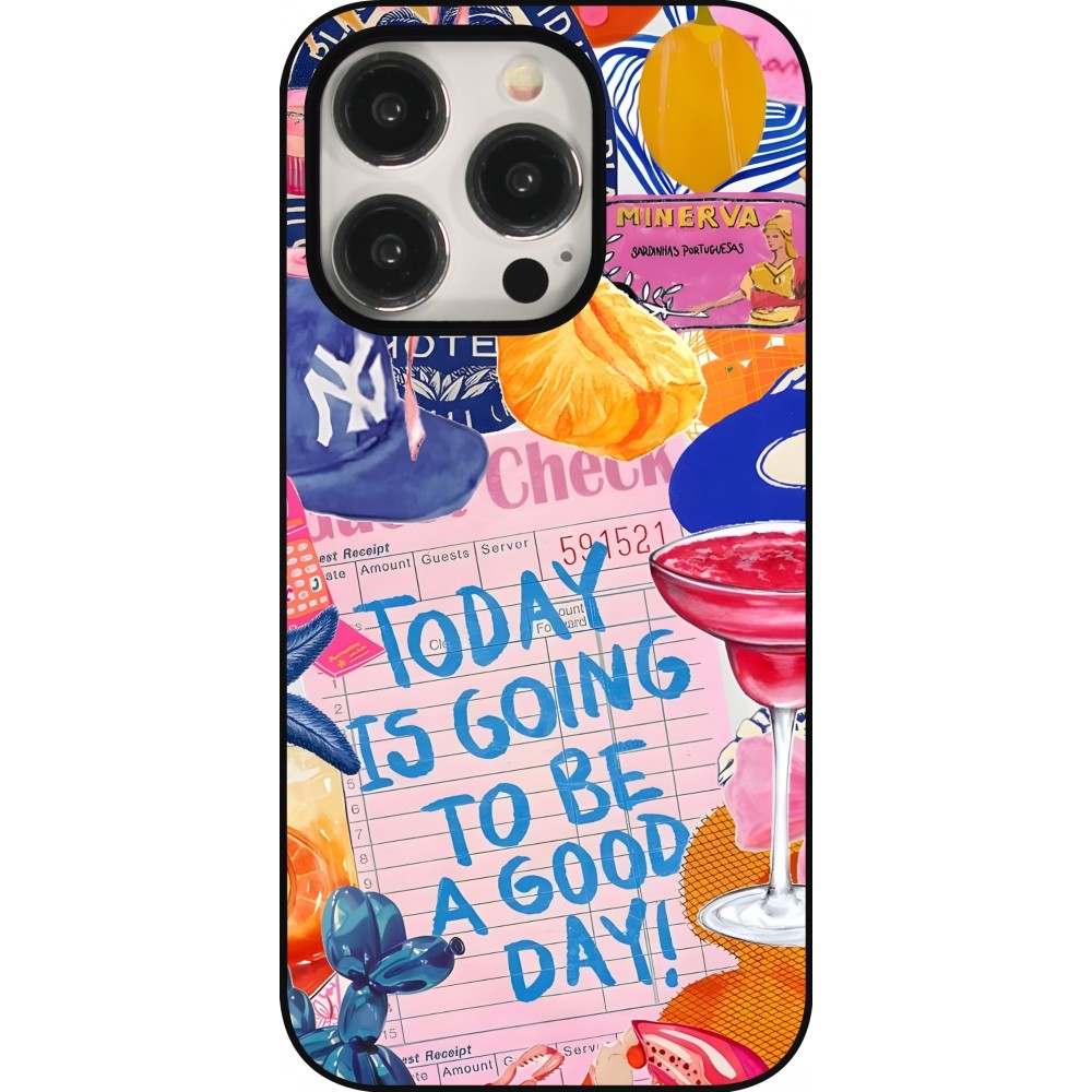 iPhone 15 Pro Case Hülle - Preppy Today is Going to be a good day
