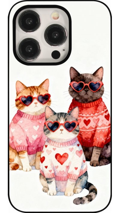 iPhone 15 Pro Case Hülle - Saint Valentines Day 26 Cat Love