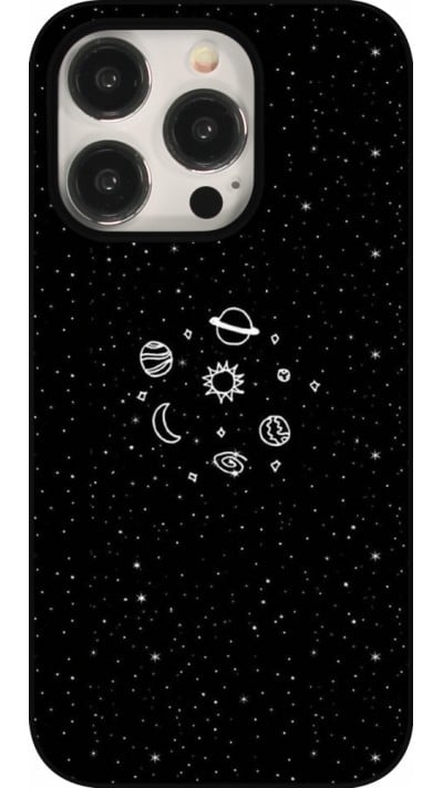 iPhone 15 Pro Case Hülle - Space Doodle