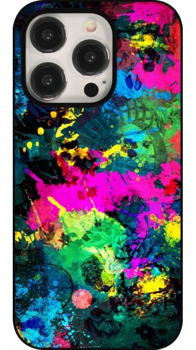 iPhone 15 Pro Case Hülle - Splash paint