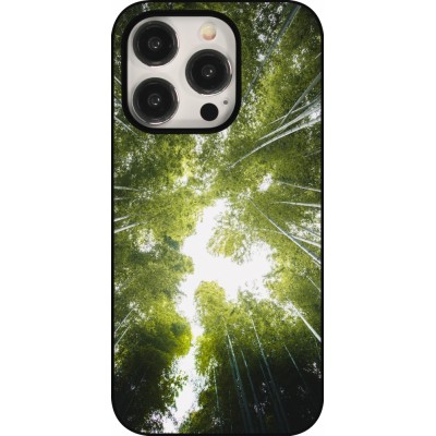 Coque iPhone 15 Pro - Spring 23 forest blue sky