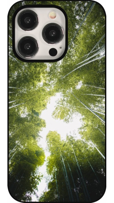 Coque iPhone 15 Pro - Spring 23 forest blue sky