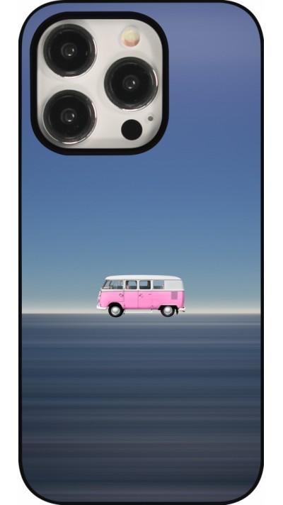 iPhone 15 Pro Case Hülle - Spring 23 pink bus