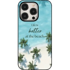 Coque iPhone 15 Pro - Summer 2025 Life is better at the beach