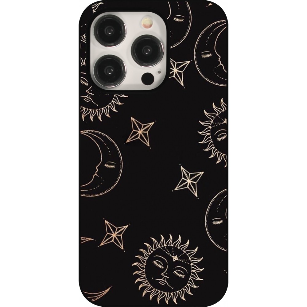 iPhone 15 Pro Case Hülle - Suns and Moons