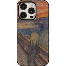 Coque iPhone 15 Pro - Tableau art - Le Cri - Edvard Munch
