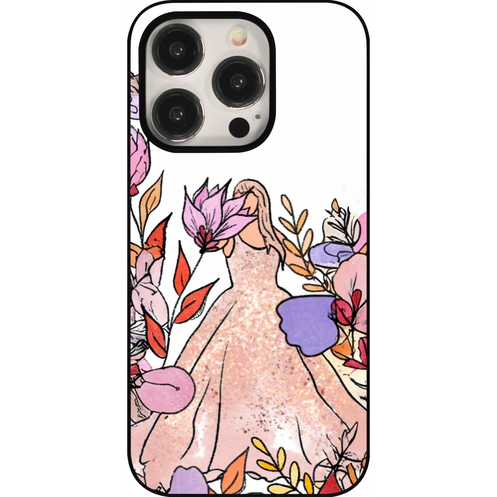 iPhone 15 Pro Case Hülle - Taylor Swift Sketch - White