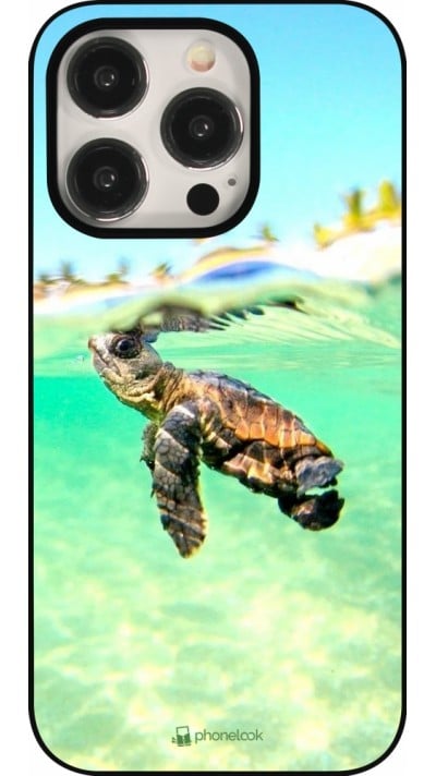 iPhone 15 Pro Case Hülle - Turtle Underwater