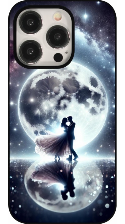 iPhone 15 Pro Case Hülle - Valentin 2024 Liebe unter dem Mond