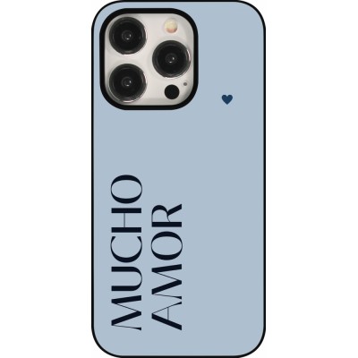 iPhone 15 Pro Case Hülle - Valentine 2024 mucho amor azul