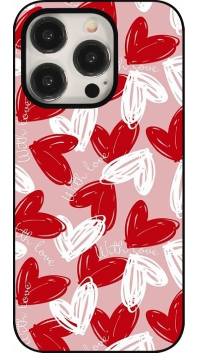 Coque iPhone 15 Pro - Valentine 2024 with love heart