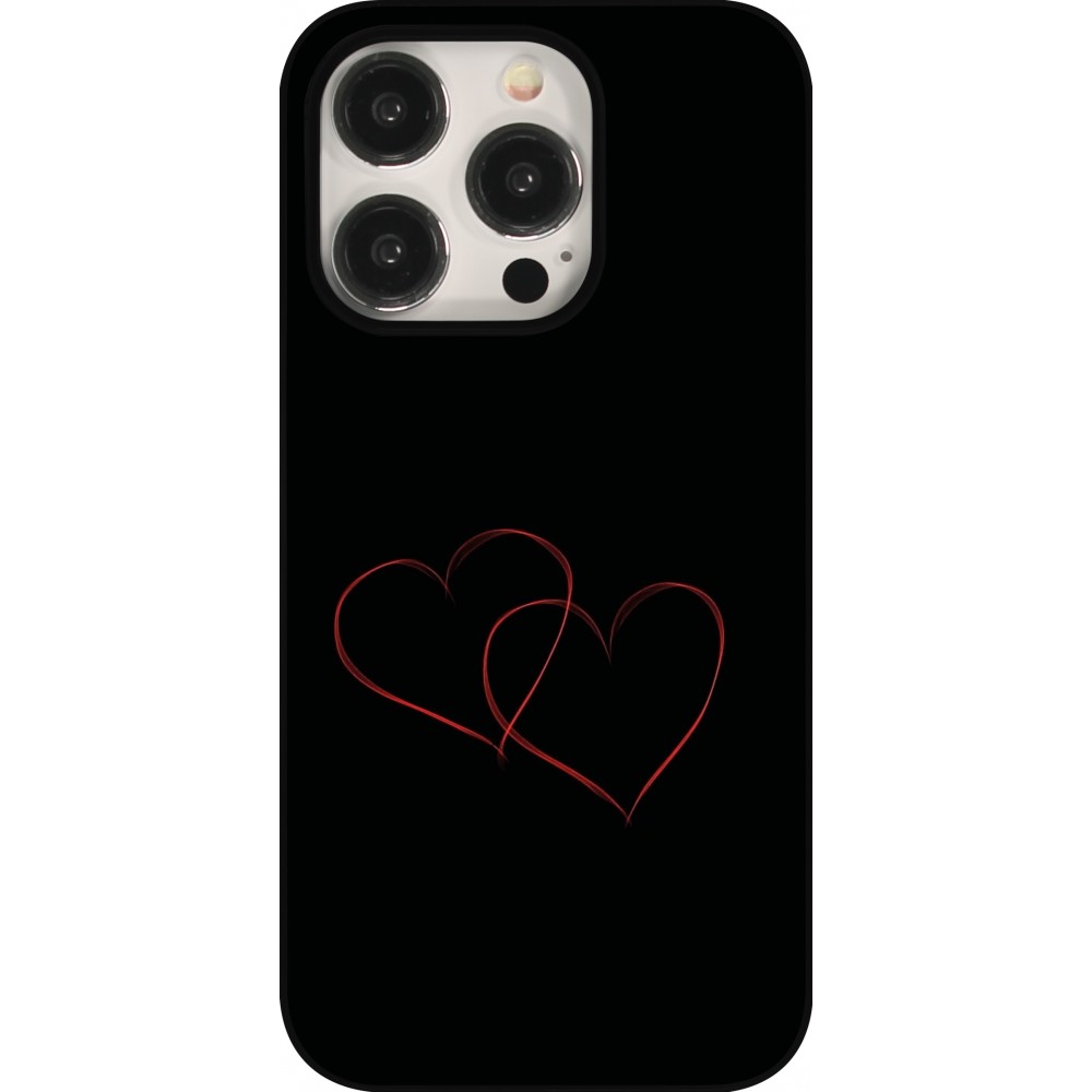 Coque iPhone 15 Pro - Valentine 2023 attached heart